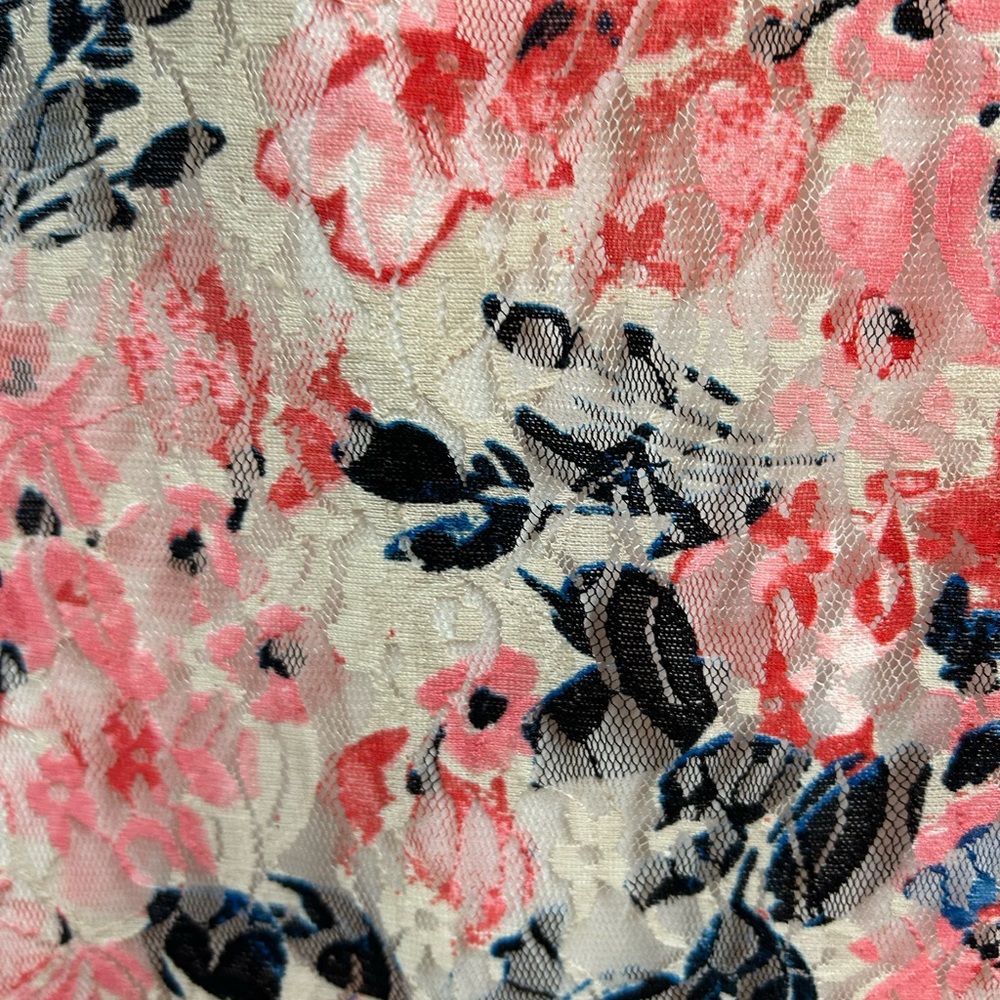 RACHEL Rachel Roy Pink Floral One-Shoulder Cold-Shoulder Dress - Picture 6 of 9